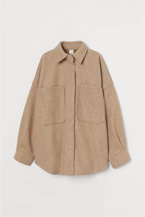 oversize shirt jacket womens